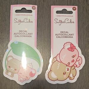 Bundle of 37 Trends International Sugar Cubs Single Decal Stickers (2 styles)